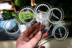 Scalloped Plant Markers