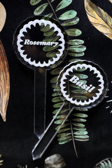 Scalloped Plant Markers