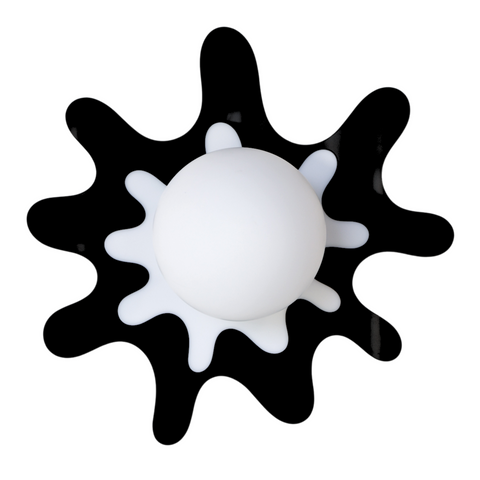 Splat Two-Color Sconce or Flushmount LIght Fixture