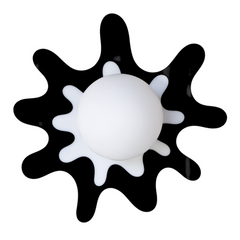 Splat Two-Color Sconce or Flushmount LIght Fixture