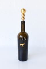 Brass Ball Bottle Stopper