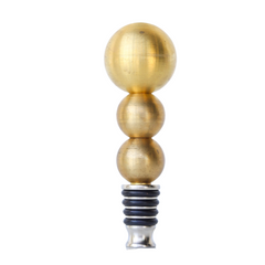 Brass Ball Bottle Stopper