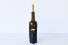 Brass Geometry Bottle Stopper