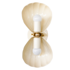 Double Coquille Sconce