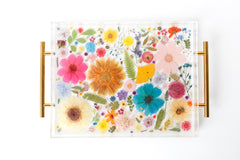 Floral Mosaic Tray #1