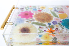 Floral Mosaic Tray #1