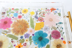 Floral Mosaic Tray #1