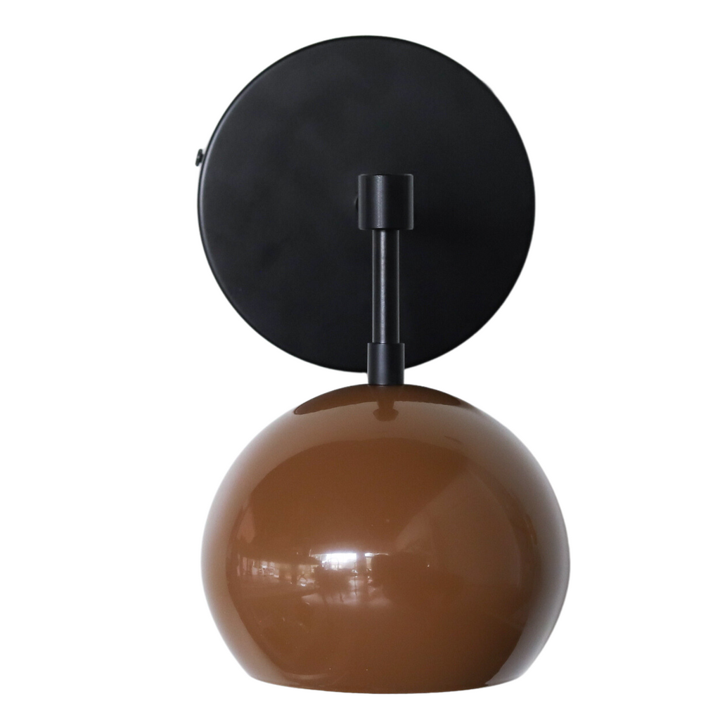 Loa Sconce with Fudge Shade