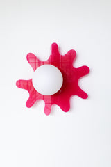 Splat Sconce or Flushmount LIght Fixture
