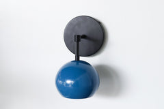 Loa Sconce with Denim Shade