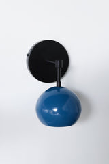 Loa Sconce with Denim Shade