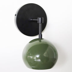 Loa Sconce with Olive Shade