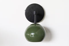 Loa Sconce with Olive Shade