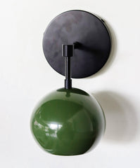 Loa Sconce with Olive Shade