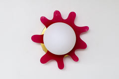 Splat Sconce or Flushmount LIght Fixture