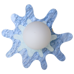 Splat Two-Color Sconce or Flushmount LIght Fixture