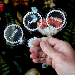 Scalloped Plant Markers