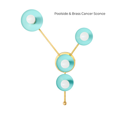 Cancer Flushmount or Sconce