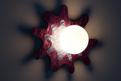 Splat Two-Color Sconce or Flushmount LIght Fixture
