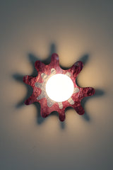 Splat Two-Color Sconce or Flushmount LIght Fixture