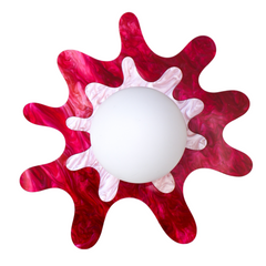 Splat Two-Color Sconce or Flushmount LIght Fixture