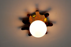 Splat Sconce or Flushmount LIght Fixture