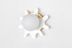 Splat Sconce or Flushmount LIght Fixture
