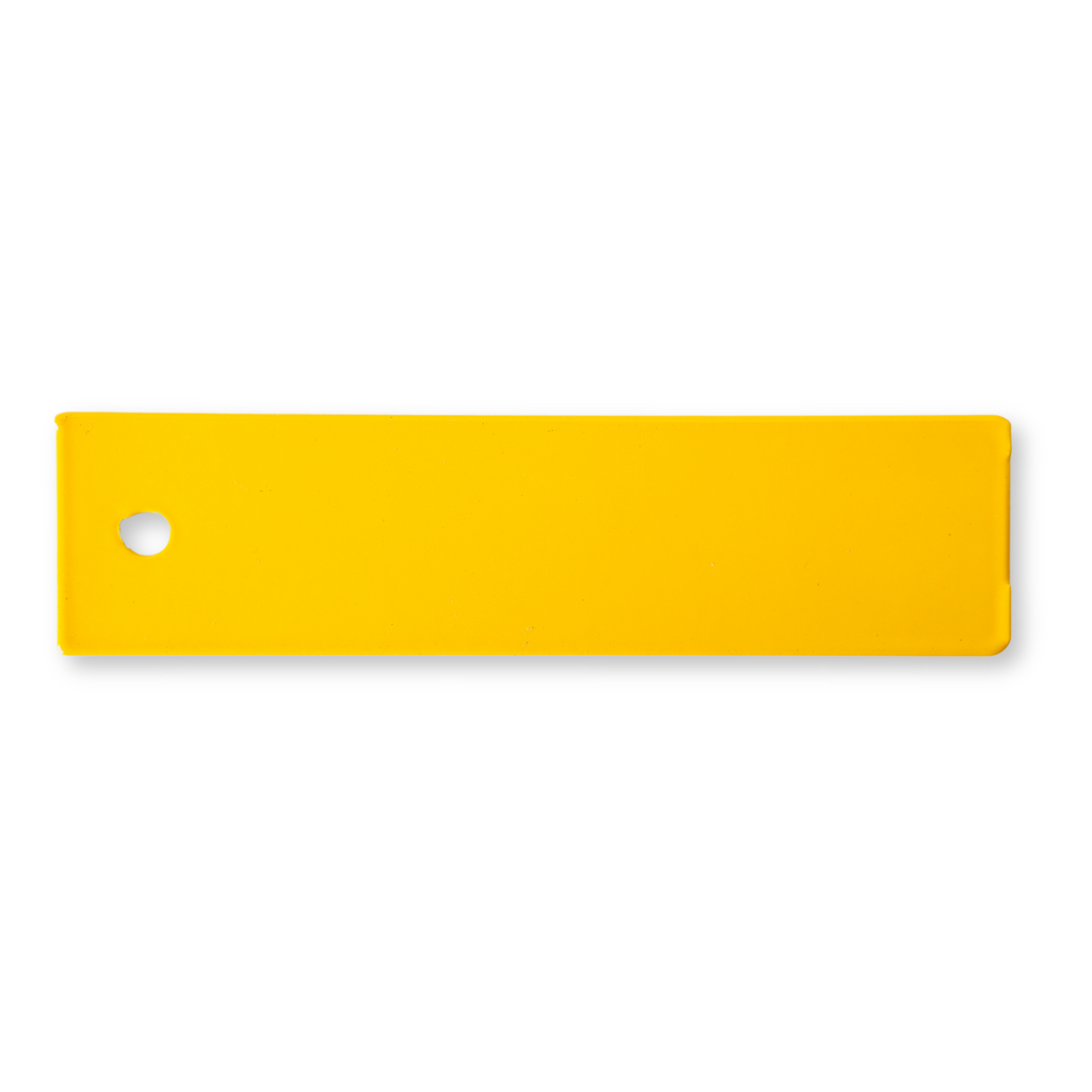 Yellow Powdercoating Sample