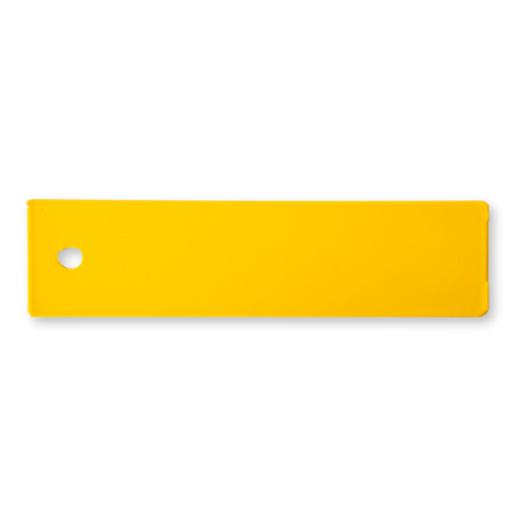 Yellow Powdercoating Sample