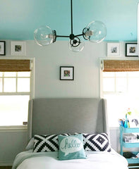 Bicycle Club with Globe Glass Shades