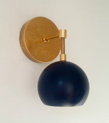 navy and brass modern loa sconce sazerac stitches