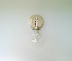 chrome and glass bathroom sconce sazerac stitches