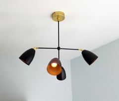 Drew chandelier mid-century modern light fixture modern lighting sazerac stitches