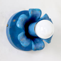 Aged Blue Octavia Sconce or Flushmount