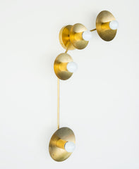 Brass Aries star constellation light fixture ceiling flusmount lighting