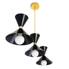 Three-Light Linear Clancy Chandelier