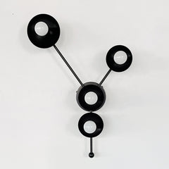Black Cancer Astrological Wall light or flush mount ceiling light fixture in the shape of the cancer star constellation