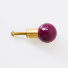 Black cherry and bathroom kitchen or furniture drawer pull 