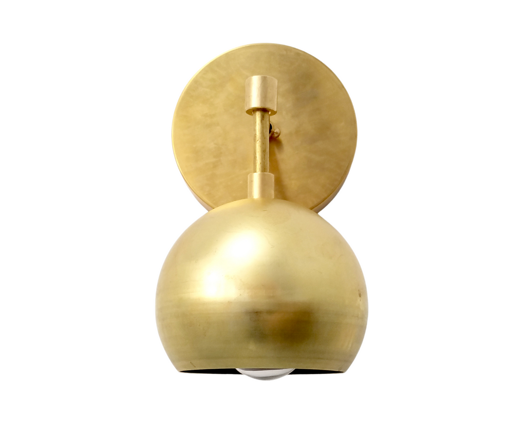 Loa Sconce with Brass Shades