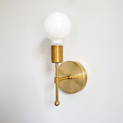 Brass wall sconce modern home decor lighting