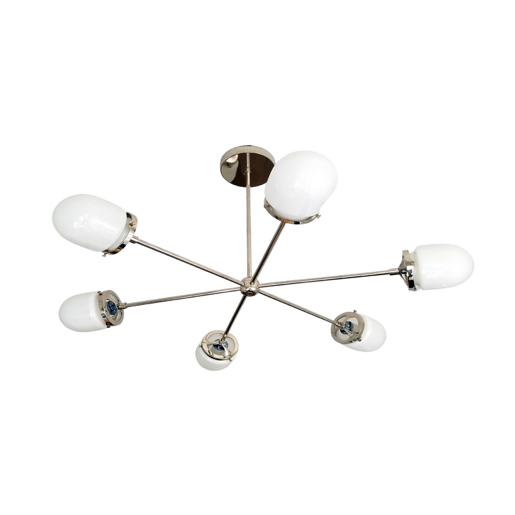 Carousel Chandelier with Glass