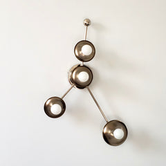 Chrome cancer star constellation light fixture wall sconce or flushmount ceiling lightChrome cancer star constellation light fixture wall sconce or flushmount ceiling light