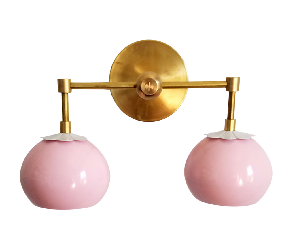Double Daisy Loa Sconce