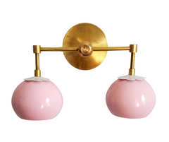 Double Daisy Loa Sconce
