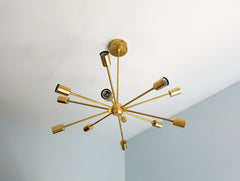 custom sputnik light fixture