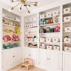 Elsie Chandelier in a modern craft room