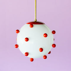 Polka Dot Gumball Chandelier