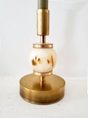 brass and onyx handmade candle holder perfect for fall mantle decor or dining rooms