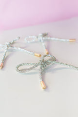 Crystal Rhinestone Bow Ornaments