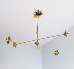 Large Linear Octavia Chandelier